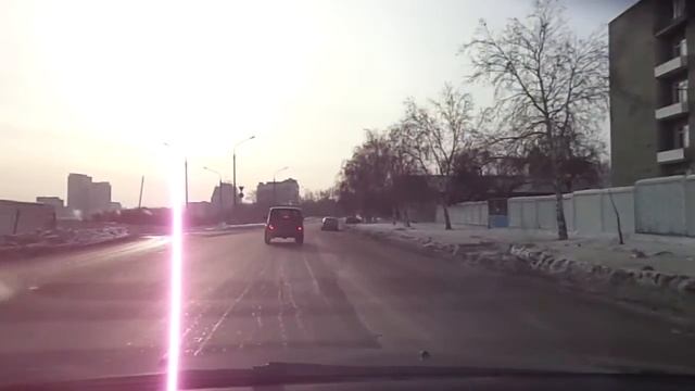 Зимний Омск: Из Амурского поселка в центр. смотреть онлайн