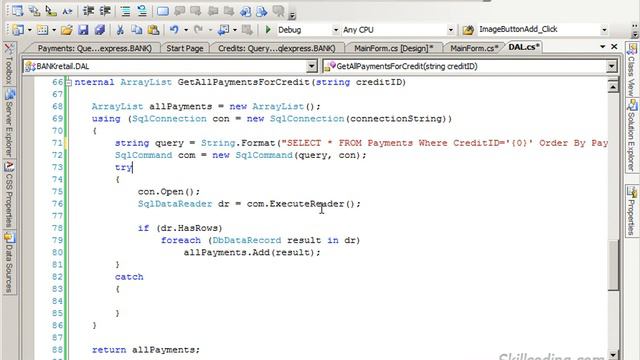 ADO NET connected model Урок№11 смотреть онлайн