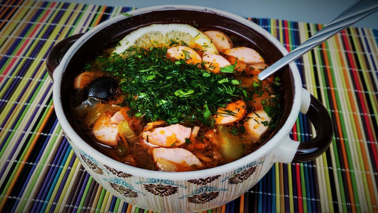 Сборная Мясная СОЛЯНКА (Суп) получается очень вкусная и сытная! смотреть онлайн