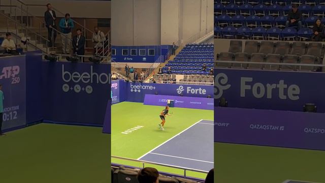Саша Шевченко проходит во второй круг ATP 250 в Астане😍😍 #теннис #астана #atp #atptour смотреть онлайн