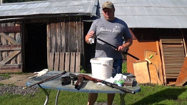 Как почистить ружье Стиральным порошком!!! Браунинг голд фьюжен! смотреть онлайн