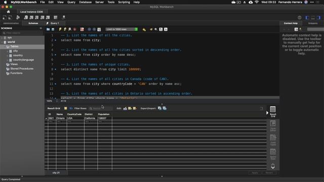 Resolver queries básicos - SQL смотреть онлайн