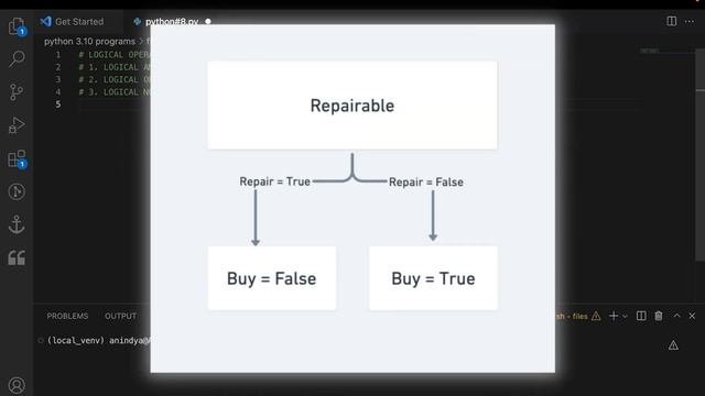 Python #8: Logical Operator along with Examples || AND operator || OR operator || NOT operator смотреть онлайн