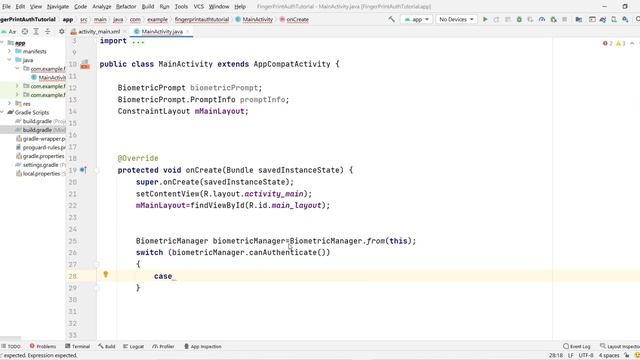 Biometric Fingerprint Authentication in android studio | How to add fingerprint in android studio смотреть онлайн