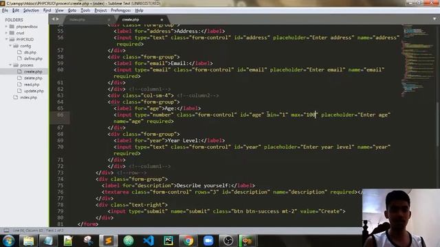 PHP CRUD | Part 7: Create - Form Validation and Data Filtering смотреть онлайн