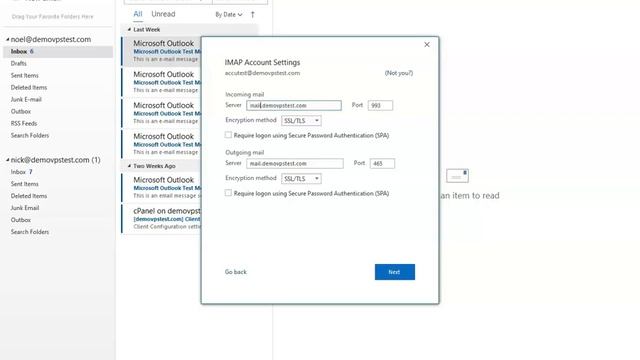 How to configure an IMAP Email account in Outlook 2016 without SSL? смотреть онлайн