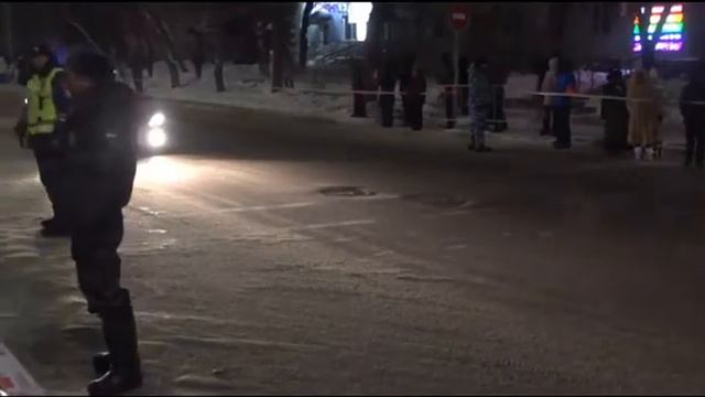 Олимпийский огонь "Сочи-2014" в Перми. смотреть онлайн