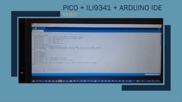 Raspberry PI Pico + ILI9341 + Arduino IDE смотреть онлайн
