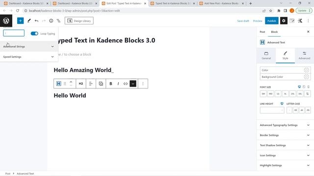 Typed Text in Kadence Blocks 3.0 | Advanced Text Block | Kadence WP | Blogging Unplugged Clips смотреть онлайн