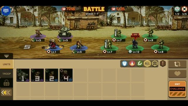 Metal Slug : Commander Military Warfare Gameplay Android IOS Mobile Action Online смотреть онлайн