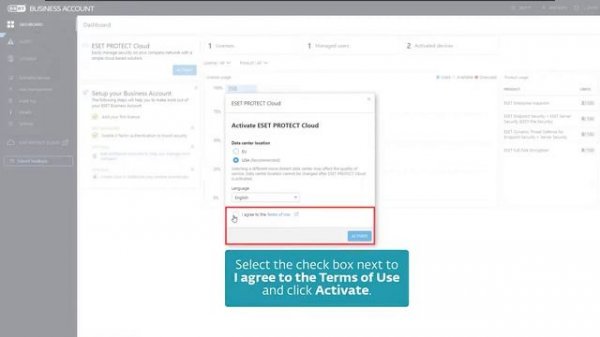 Set up ESET PROTECT Cloud and deploy an ESET security product