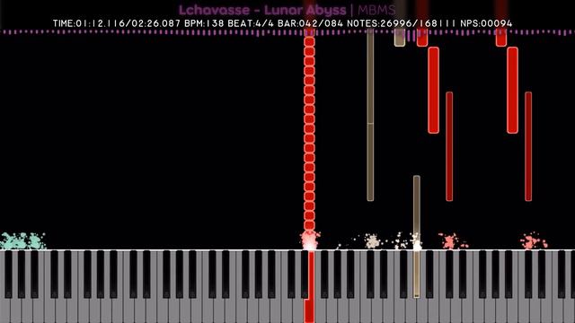 [Black MIDI] Lchavasse - Lunar Abyss | MBMS | 168K Notes смотреть онлайн