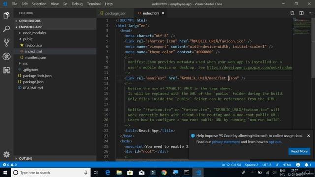 How to Create New Project on React JS смотреть онлайн