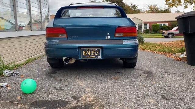 Cobb exhaust on 1995 Impreza LX 2.2l N/A смотреть онлайн