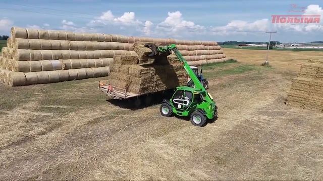 Обзор телескопического погрузчика Merlo Turbofarmer 42.7 смотреть онлайн