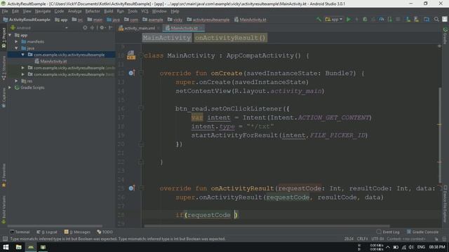 Android Tutorial (Kotlin) - 33 - How to setup StartActivityForResult смотреть онлайн