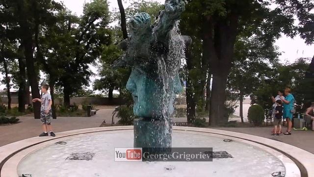 Фонтан "Начало начал". Греческий парк, Одесса смотреть онлайн