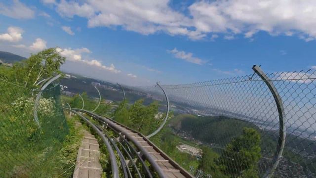 No Comments: Красноярский родельбан / No Comments: Silent Ride Of Krasnoyarsk Rodelbahn :)