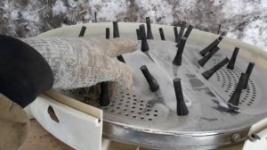 Изготовление перосъемной машины из стиралки