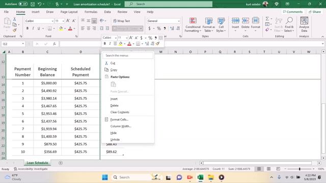How to hide and unhide columns and rows in Microsoft Excel. смотреть онлайн
