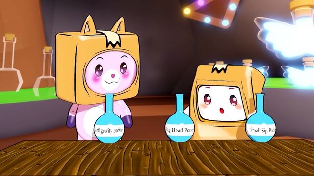 FOXY & BOXY Try MAGIC POTIONS In ROBLOX ADOPT ME! (LankyBox World) смотреть онлайн