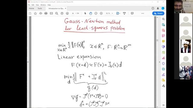 Zoom Lecture 5: Steepest Descent, Newton, Gauss-Newton. 06.05.2020 смотреть онлайн