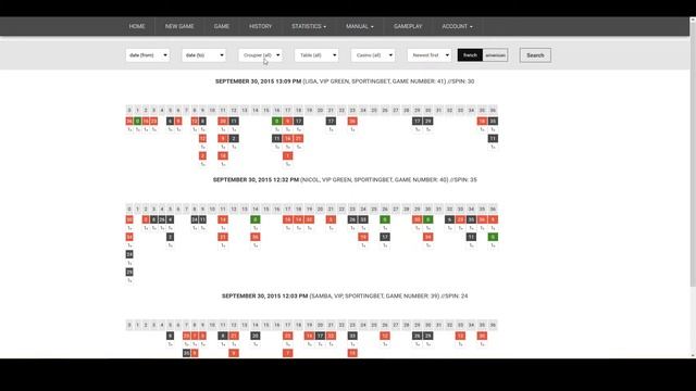 Roulette Assist - Statistics - Numbers, ROULETTE STRATEGY, Best Roulette Tracker, ROULETTE SYSTEM