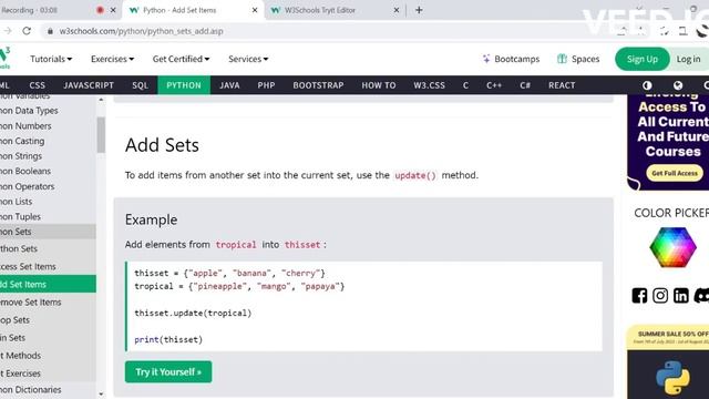 W3Schools PythonTutorial | Python Tutorial for beginners in Telugu | W3schools.com | W3schools смотреть онлайн
