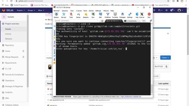 11 generate ssh keys & add the public key to gitlab смотреть онлайн