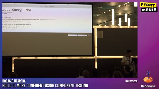 Frontmania 2022: Horacio Herrera - Build UI More Confident Using Component Testing смотреть онлайн