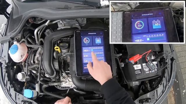 TOPDON BT Master Diagnostic Tool 12V Car Battery Tester Bluetooth Wireless unboxing and instruction смотреть онлайн