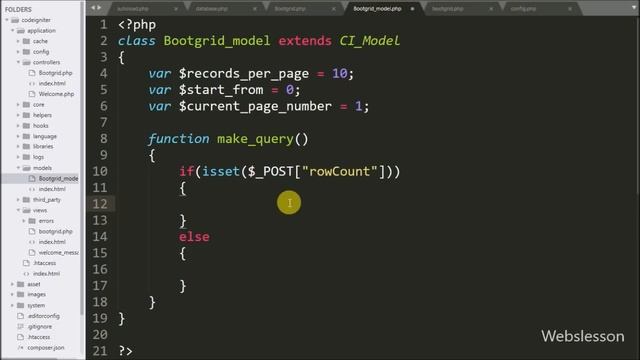 jQuery Bootgrid - Server Side Processing in Codeigniter - 1 смотреть онлайн
