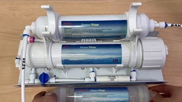 Установка минерализатора к 5-ти ступенчатым системам обратного осмоса NatureWater и аналогам