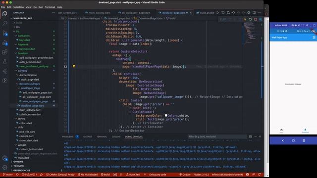 Flutter : Build Wallpaper App with Firebase - Fetch and Display Downloaded Wallpaper #15 смотреть онлайн