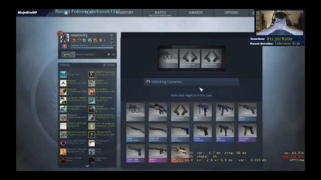 РЕАКЦИИ НА ВЫПАДЕНИЕ AWP DRAGON LORE! смотреть онлайн