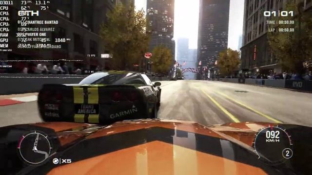 GRID 2. FPS Test AMD A8-5500 (Nvidia GeForce GTX 1050) смотреть онлайн
