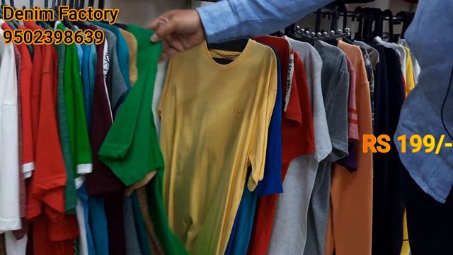 Hyderabad Denim Factory Tour|450Rs Branded Shirts & Pants|Lycra Jeans|Trending Clothes Collections| смотреть онлайн