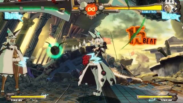 Guilty Gear Xrd Revelator 2 Ramlethal New Dust Combo Setups Part 2 смотреть онлайн