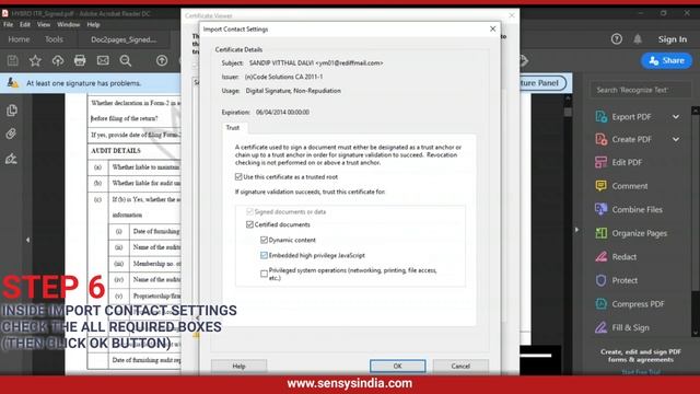 How to Validate DIGITAL SIGNATURE in Any PDF Doc / Certificate? 10 Easy Steps | Sensys my PDF signe смотреть онлайн