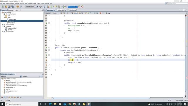 Java Slidable - Custom Jlist (Part 1) смотреть онлайн
