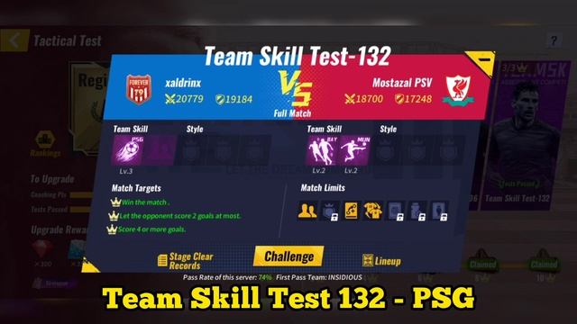 Football Master 2 Team Skill Test 106 , 111 , 112 , 132 Tactical System Test 9 , 19 - complete test смотреть онлайн