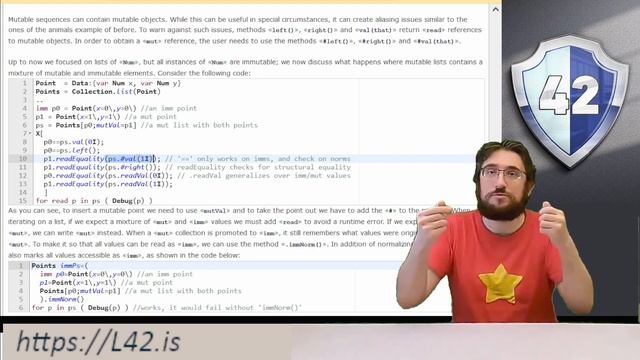 [ Tutorial 8_d ] Mutable lists of mutable elements. Hybrid lists! смотреть онлайн