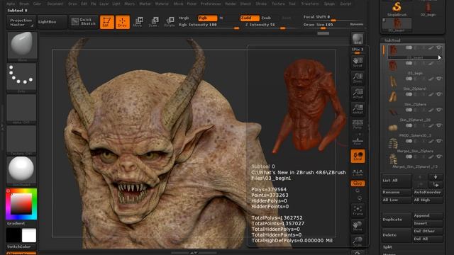 Top Tip: Learn How to Keep Your Painted Textures Intact when using DynaMesh in ZBrush смотреть онлайн
