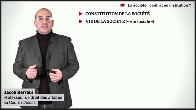 La société : contrat ou institution ? смотреть онлайн