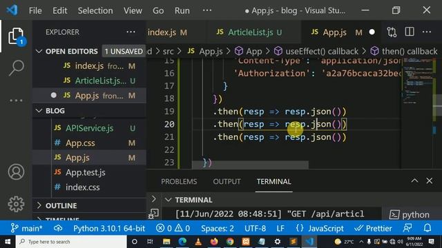 8 List Articles - Django And React JS Blog смотреть онлайн