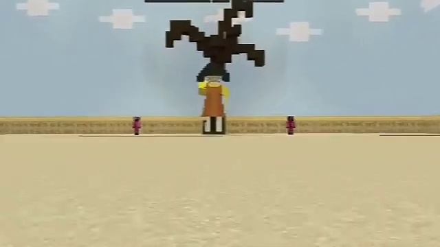 Игра в Кальмара в Minecraft/красный свет - зелёный свет / Sguad Game in Minecraft. смотреть онлайн
