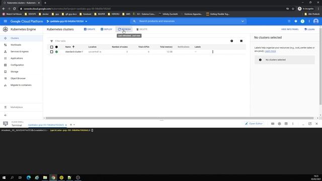 Google Cloud Platform: Deploying Google Kubernetes Engine смотреть онлайн
