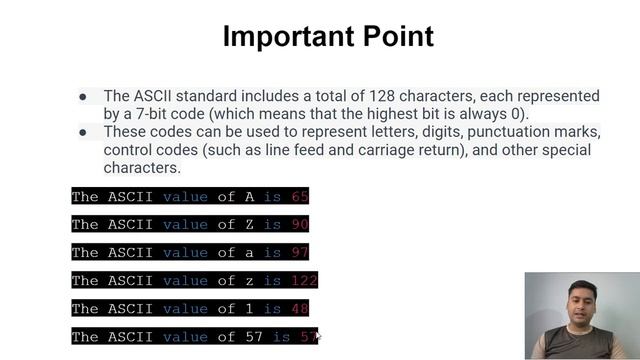 ASCI Value in Java смотреть онлайн