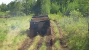 АТС 59 в тайге на севере