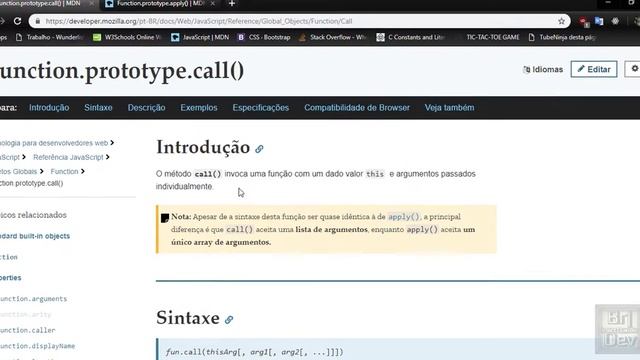 call, apply e bind - JavaScript Básico смотреть онлайн